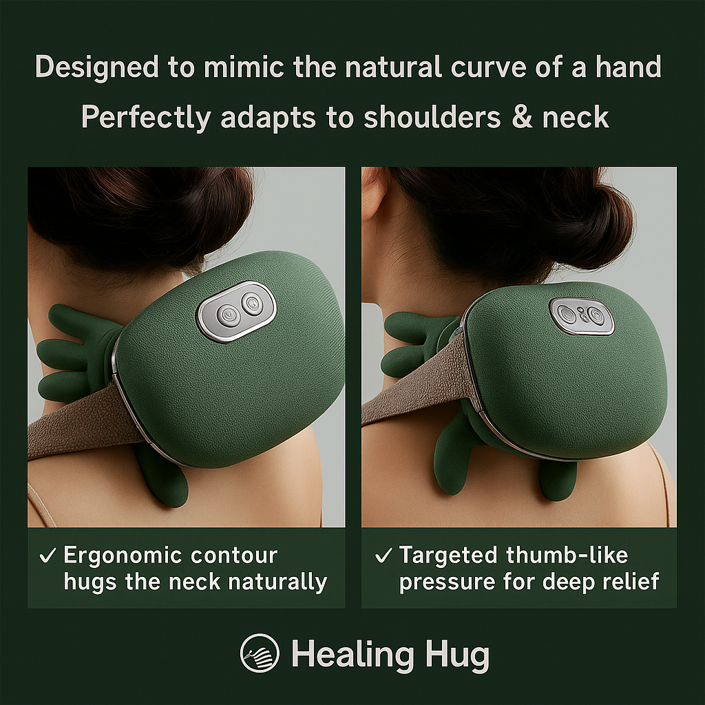 Healing Hug Electric 4D Cordless Neck & Shoulder Massager